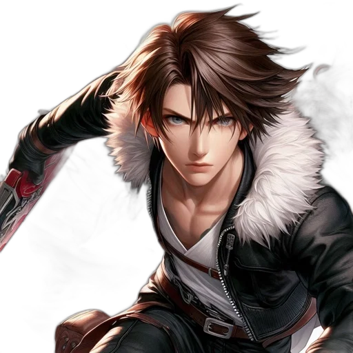 jacket, sword, fantasy art, concept art transparent PNG cut-out