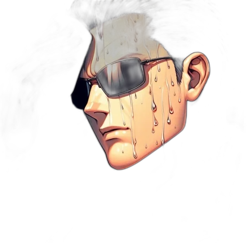 face, mask, jacket, concept art transparent PNG cut-out