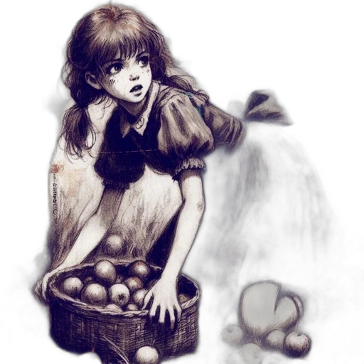 food, dress, creature, fantasy art transparent PNG cut-out