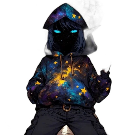 jacket, mask, staff, concept art transparent PNG cut-out