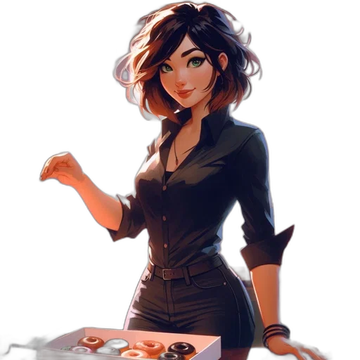 staff, dress, jacket, weapon transparent PNG cut-out