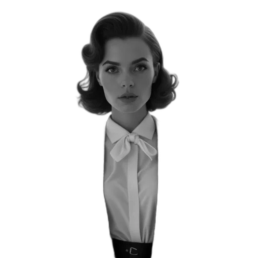 jacket, dress, staff, face transparent PNG cut-out