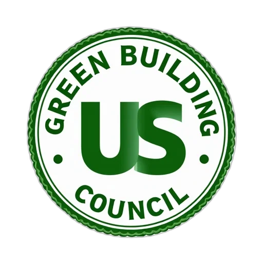 building, green, circular, seal transparent PNG cut-out
