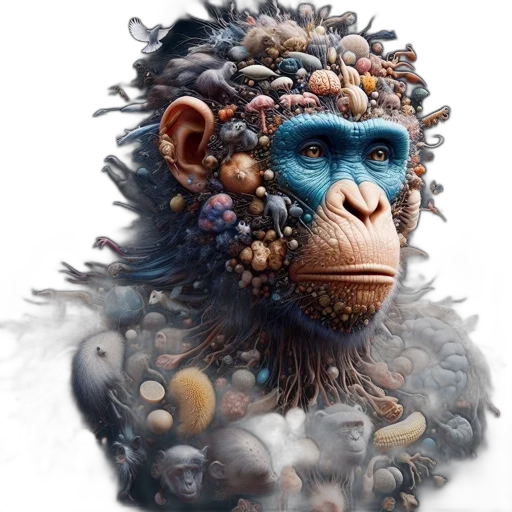 mask, face, animal, creature transparent PNG cut-out
