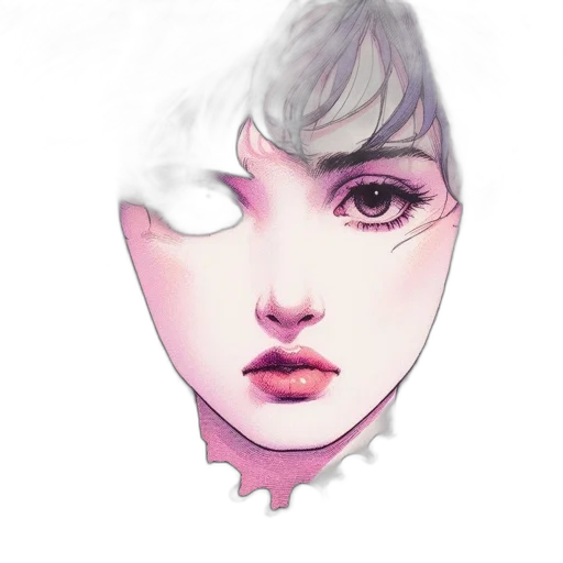 face, mask, crown, creature transparent PNG cut-out