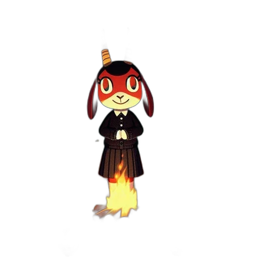staff, mask, creature, animal transparent PNG cut-out