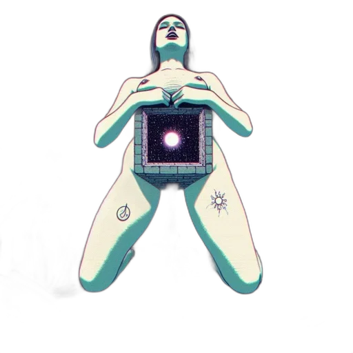 robot, jewelry, staff, creature transparent PNG cut-out