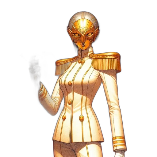 robot, staff, dress, mask transparent PNG cut-out