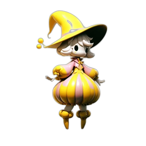 hat, staff, dress, animal transparent PNG cut-out