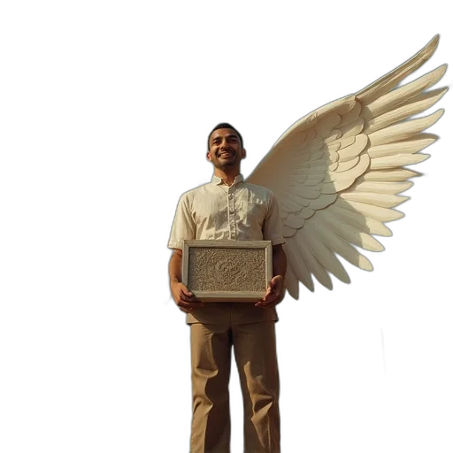 staff, 3d render, concept art, man transparent PNG cut-out