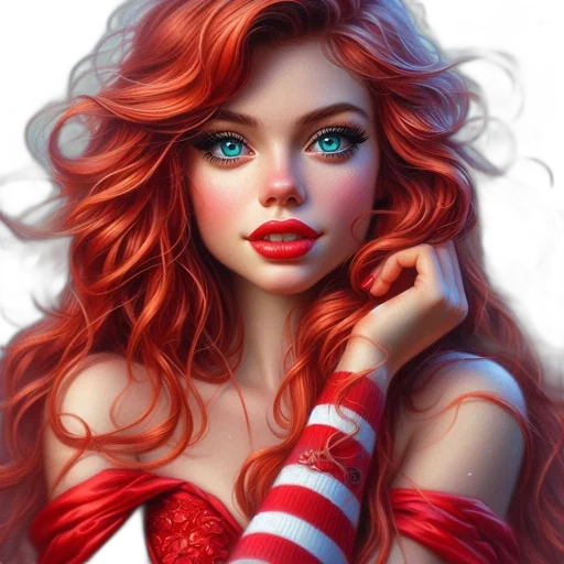 dress, face, fantasy art, photorealistic transparent PNG cut-out