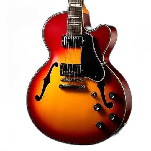 3d render, photorealistic, gibson, lespeit transparent PNG cut-out