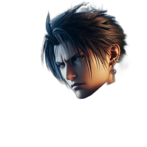 face, hair, mask, concept art transparent PNG cut-out