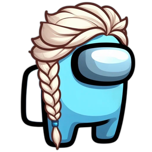 staff, robot, creature, hair transparent PNG cut-out