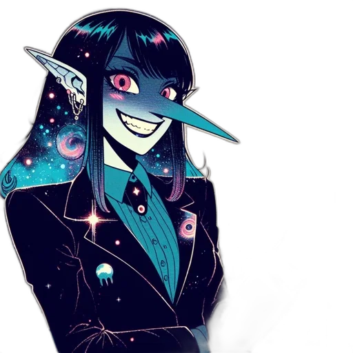 staff, mask, jacket, creature transparent PNG cut-out
