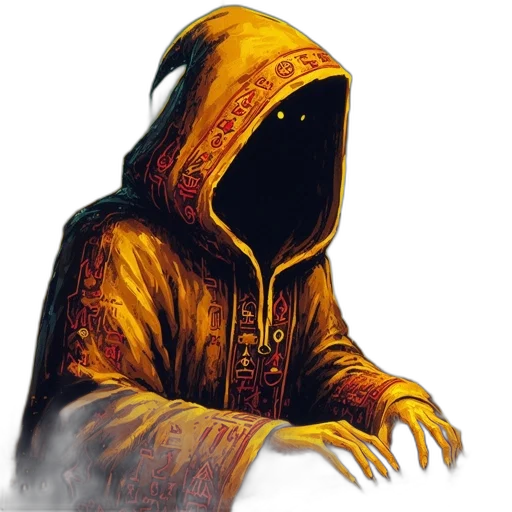 jacket, mask, face, staff transparent PNG cut-out