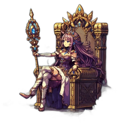 crown, furniture, staff, sword transparent PNG cut-out