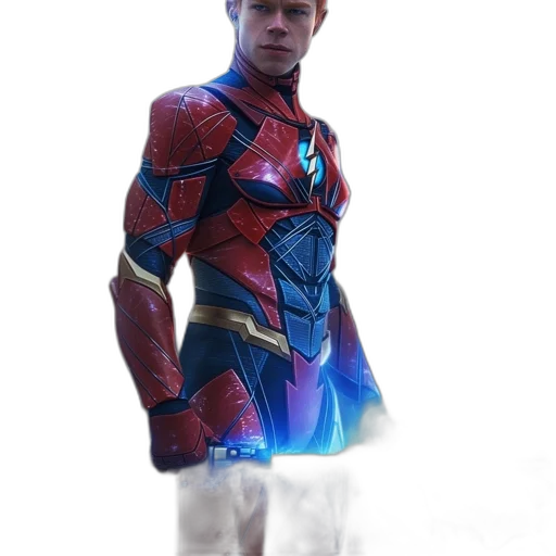jacket, face, staff, robot transparent PNG cut-out