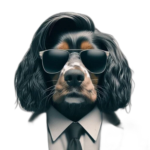 animal, staff, face, photorealistic transparent PNG cut-out