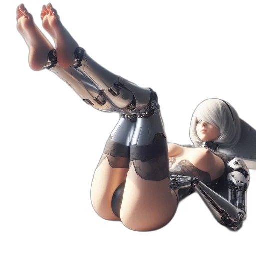 robot, weapon, shoes, dress transparent PNG cut-out