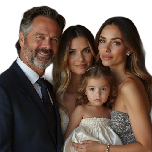 hugh, thompson, his, wife transparent PNG cut-out
