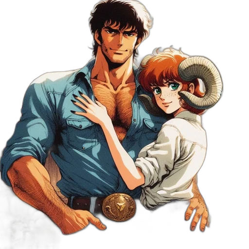 weapon, jacket, anime, comic book art transparent PNG cut-out