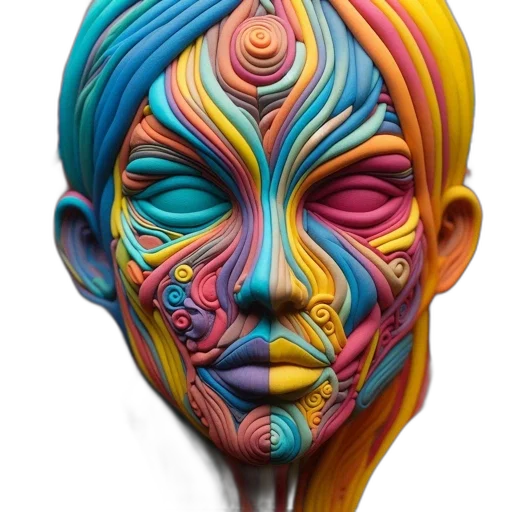 mask, face, jewelry, creature transparent PNG cut-out