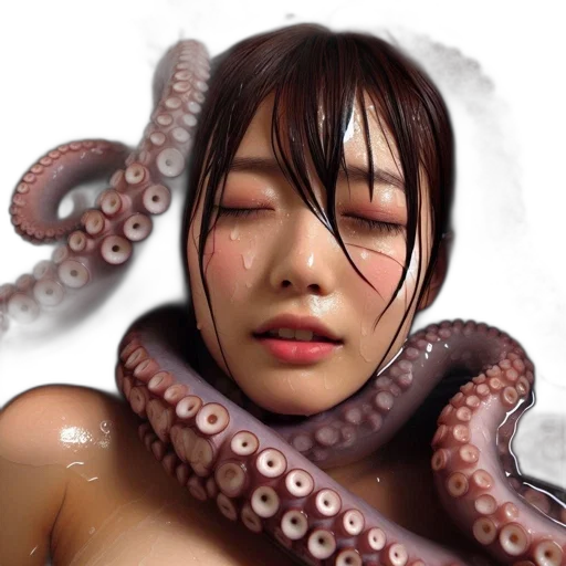 creature, animal, hair, photorealistic transparent PNG cut-out
