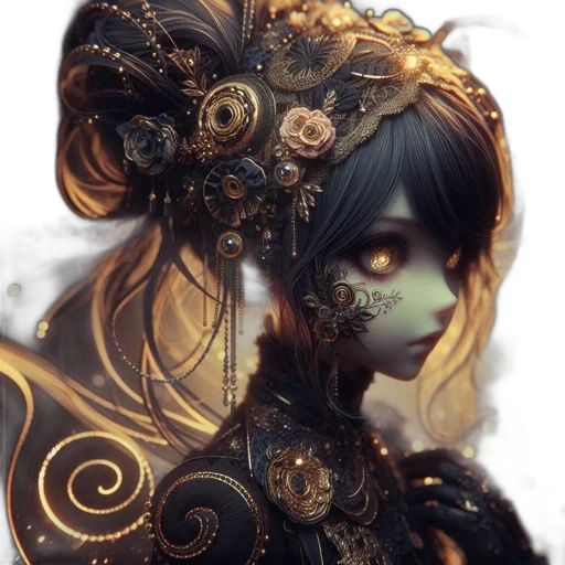 mask, crown, face, jewelry transparent PNG cut-out