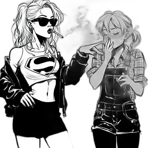 jacket, comic book art, cyberpunk, concept art transparent PNG cut-out