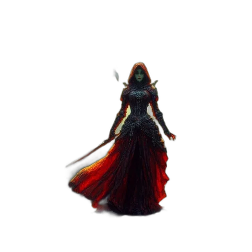 dress, staff, sword, weapon transparent PNG cut-out