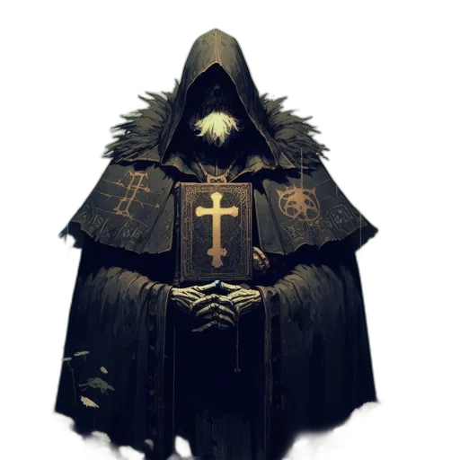 mask, sword, staff, jacket transparent PNG cut-out