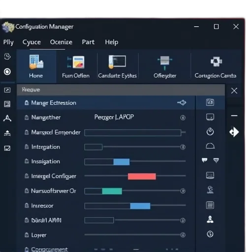 dark, screenshot, configuration, manager transparent PNG cut-out