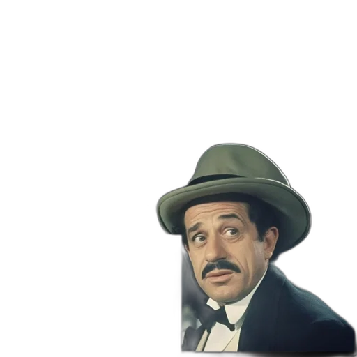 hat, face, umbrella, staff transparent PNG cut-out