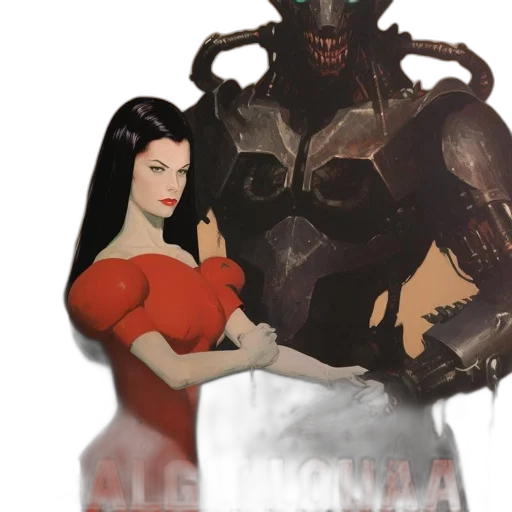 mask, creature, robot, dress transparent PNG cut-out