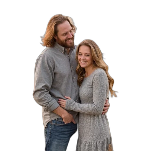 hair, dress, jacket, family transparent PNG cut-out