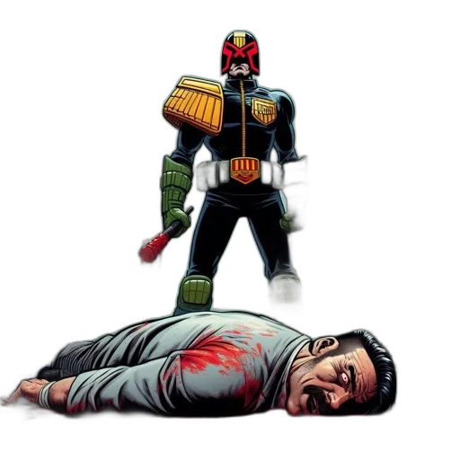 robot, comic book art, concept art, pixel art transparent PNG cut-out