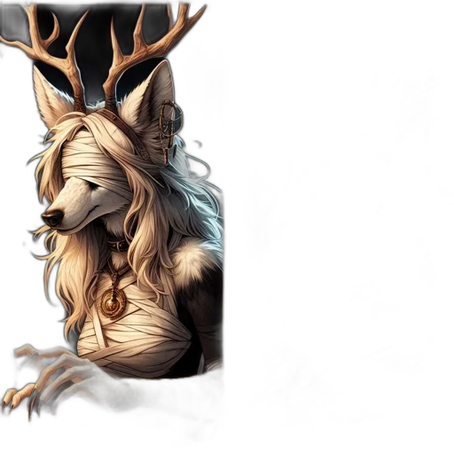 animal, creature, staff, mask transparent PNG cut-out