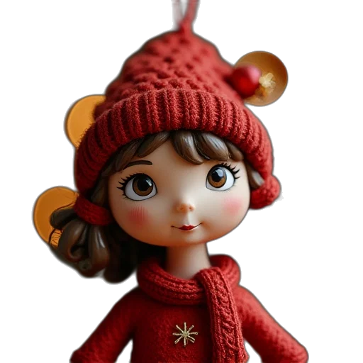 hat, jewelry, staff, 3d render transparent PNG cut-out
