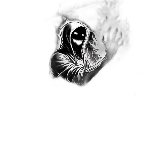 mask, jacket, face, creature transparent PNG cut-out