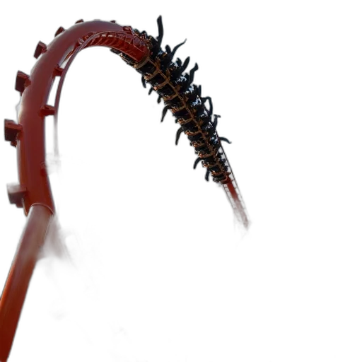 staff, hair, dragon, creature transparent PNG cut-out