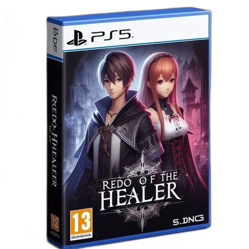 3d render, playstation, game, case transparent PNG cut-out