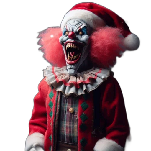 3d render, concept art, eerie, festive transparent PNG cut-out