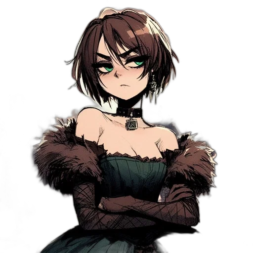 dress, crown, staff, mask transparent PNG cut-out
