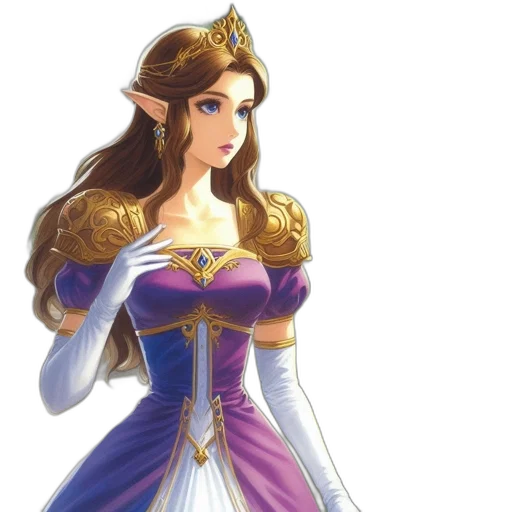 crown, dress, fantasy art, concept art transparent PNG cut-out