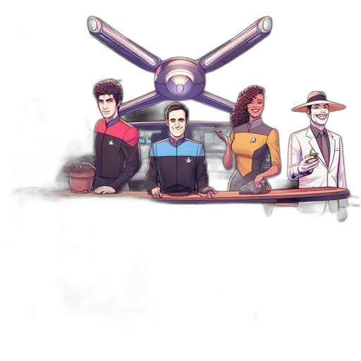 staff, robot, concept art, pixel art transparent PNG cut-out
