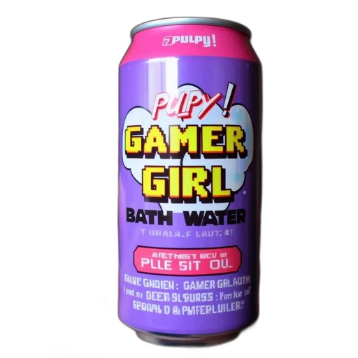 bottle, hair, vaporwave, pixel art transparent PNG cut-out