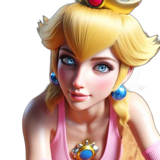 crown, face, 3d render, concept art transparent PNG cut-out
