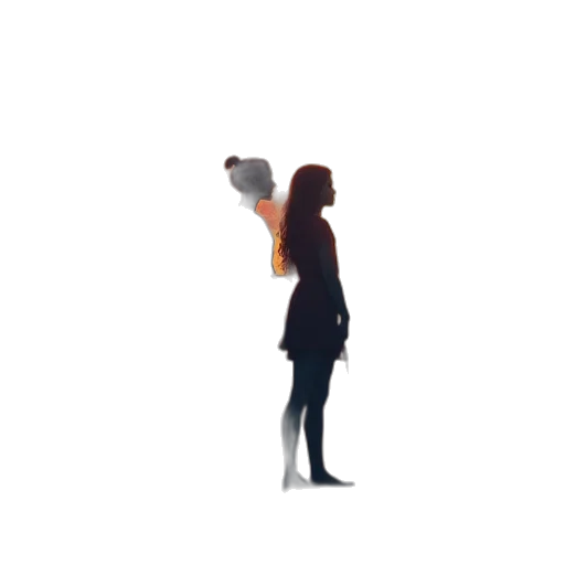 staff, dress, bottle, hat transparent PNG cut-out