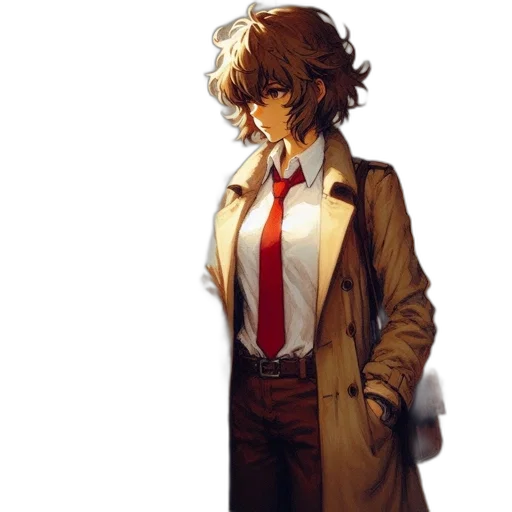 jacket, staff, face, weapon transparent PNG cut-out